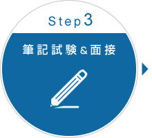Step3.筆記試験＆面接